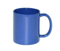 Hrnek celobarevný - STŘEDNĚ MODRÝ