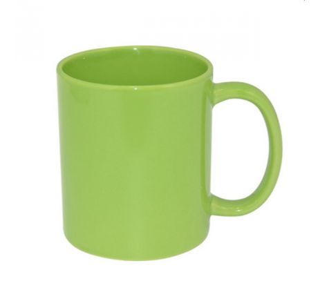 Hrnek celobarevný - SVĚTLE ZELENÝ