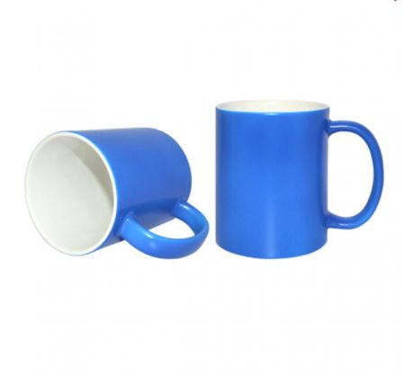 Hrnek fluorescenční - MODRÝ