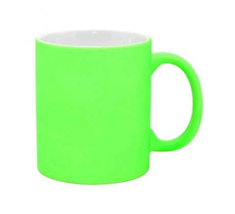 Hrnek fluorescenční - ZELENÝ