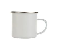 Hrnek plechový - SMALT - BÍLÝ