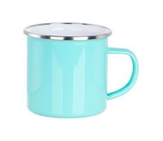 Hrnek plechový - SMALT - TYRKYSOVÁ