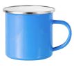 Hrnek plechový - SMALT - SVĚTLE MODRÁ