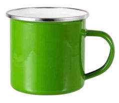 Hrnek plechový - SMALT - ZELENÝ