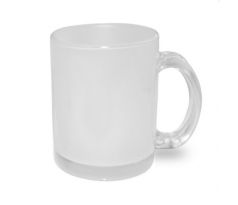 Hrnek SKLENĚNÝ MAT - DNO BÍLÉ