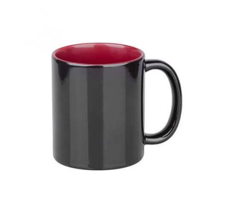 Hrnek MAGICKÝ-barevný vnitřek - BORDO