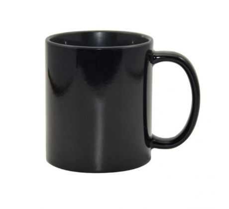 Hrnek MAGICKÝ-barevný vnitřek - ČERNÝ