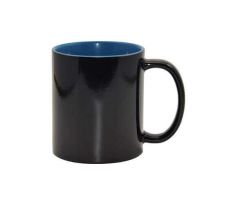 Hrnek MAGICKÝ-barevný vnitřek - TMAVĚ MODRÝ